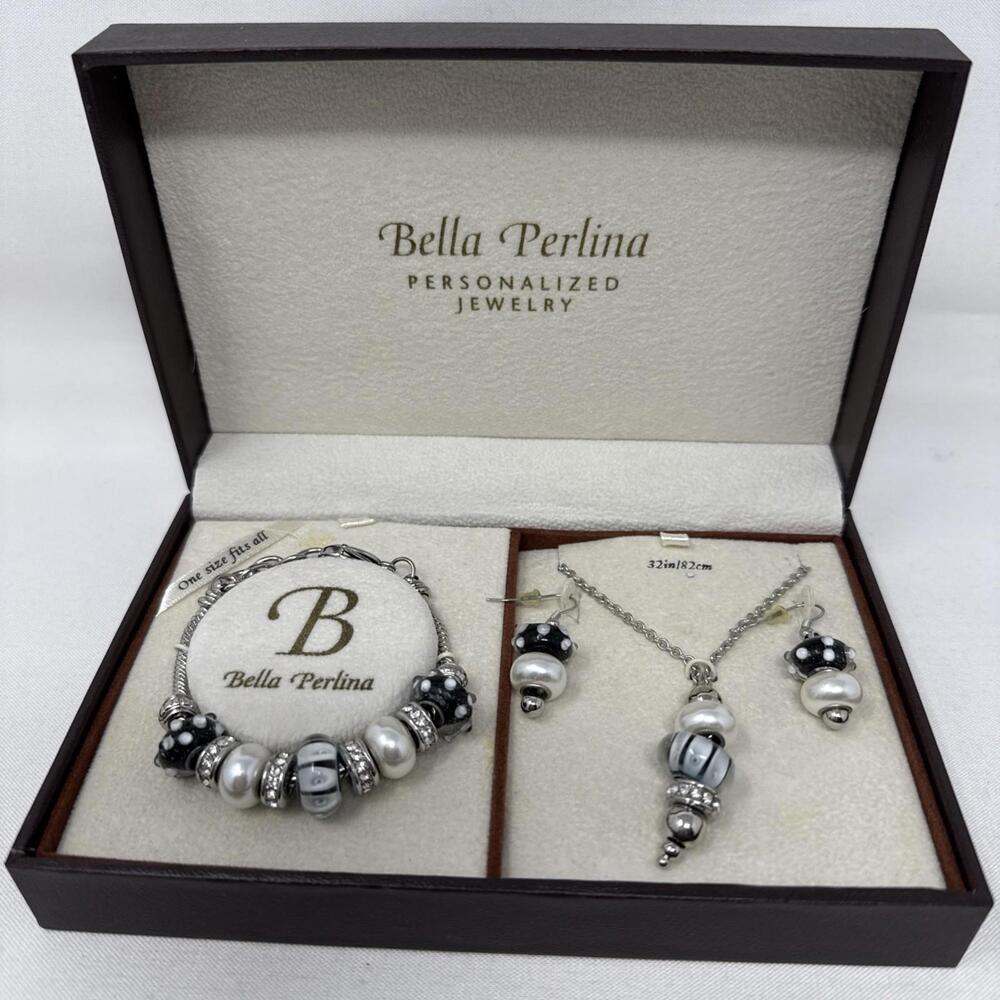 Bella Perlina Personalized Jewelry Set, New Inbox X226 - Picture 2 of 6